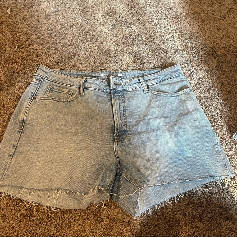 Old navy high rise og straight shorts